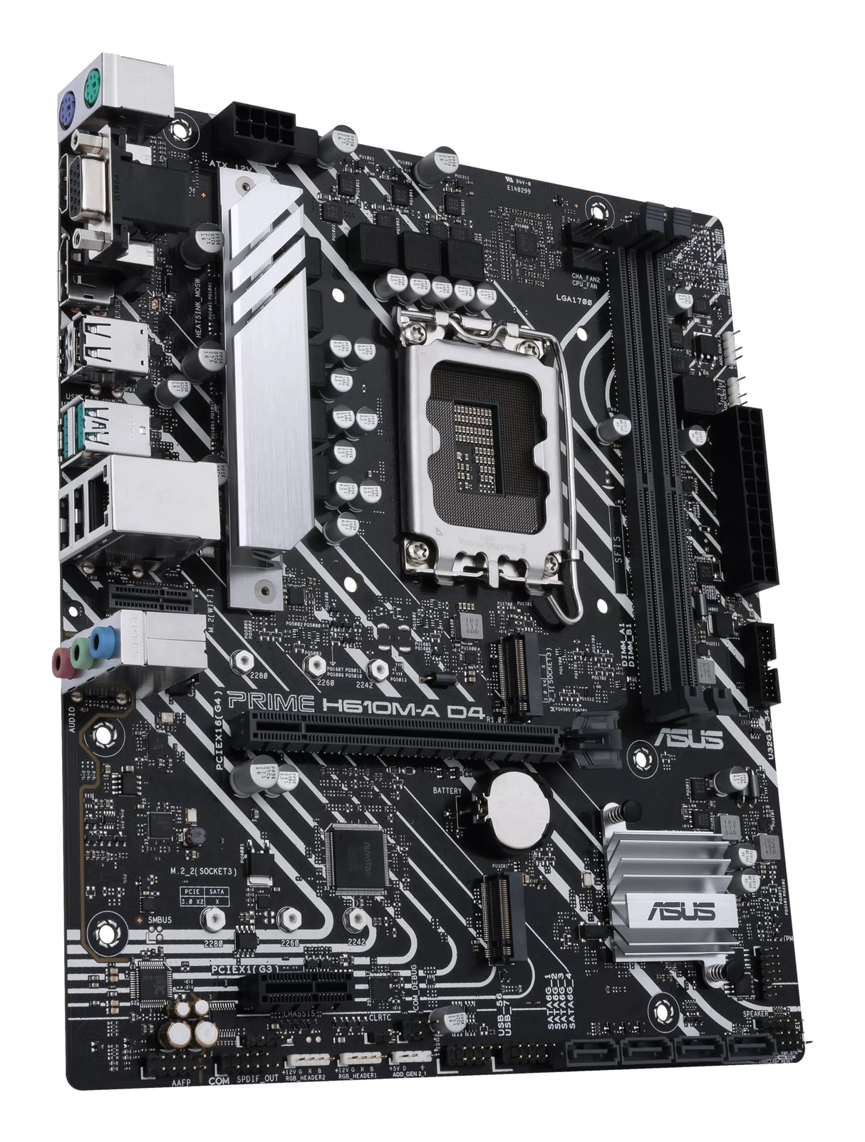 Carte mere - ASUS - PRIME H610M-A D4-CSM - Intel H610 LGA 1700 micro ATX