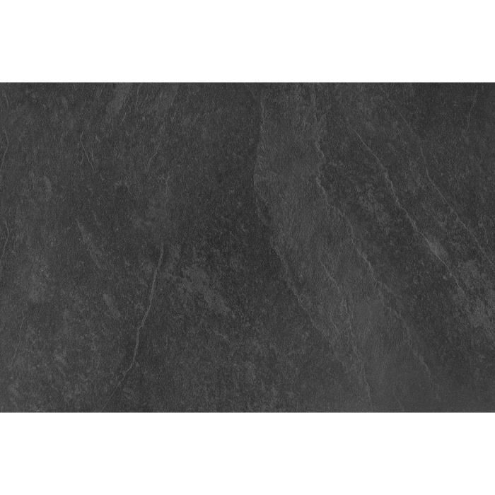 Table Onex 81A - 180 x 75 x 90 cm - DÈcor ardoise foncÈ / noir - 8 personnes