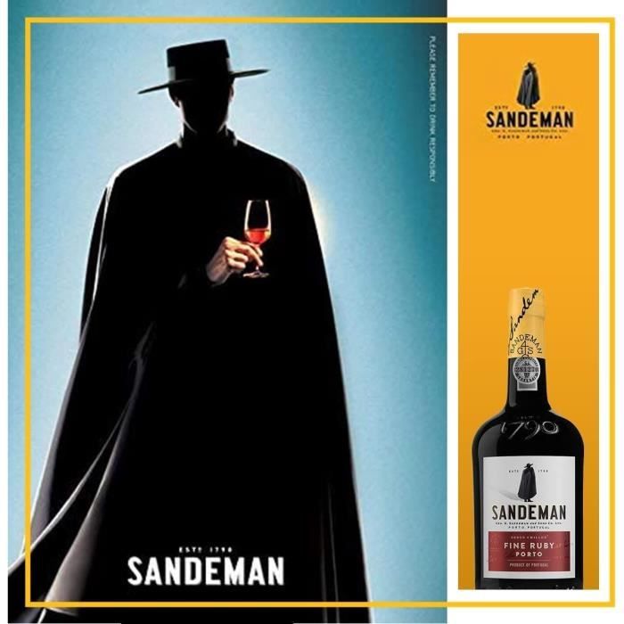 Porto Sandeman ruby - Porto rouge - Portugal - 19,5%vol - 75cl