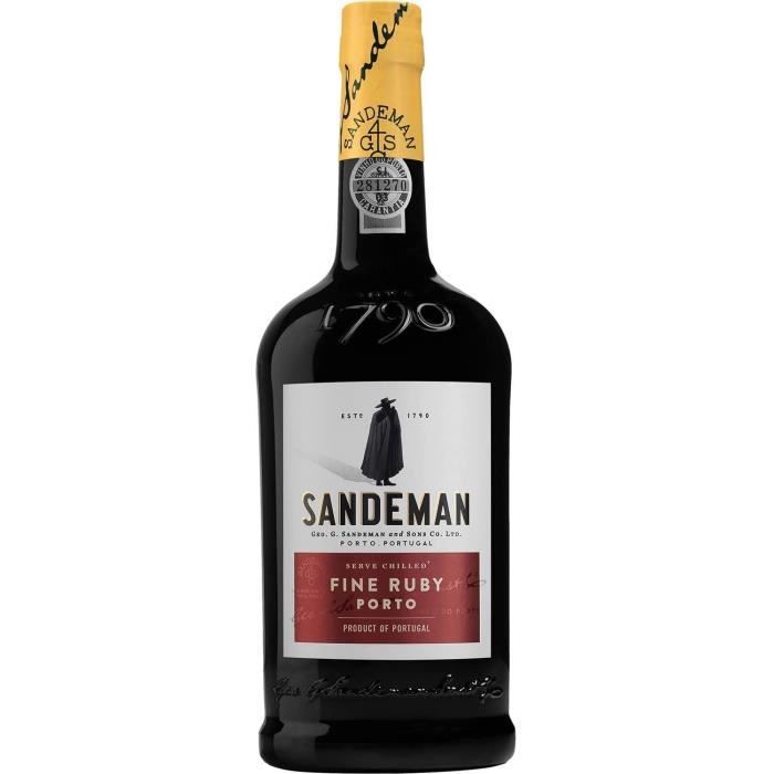 Porto Sandeman ruby - Porto rouge - Portugal - 19,5%vol - 75cl