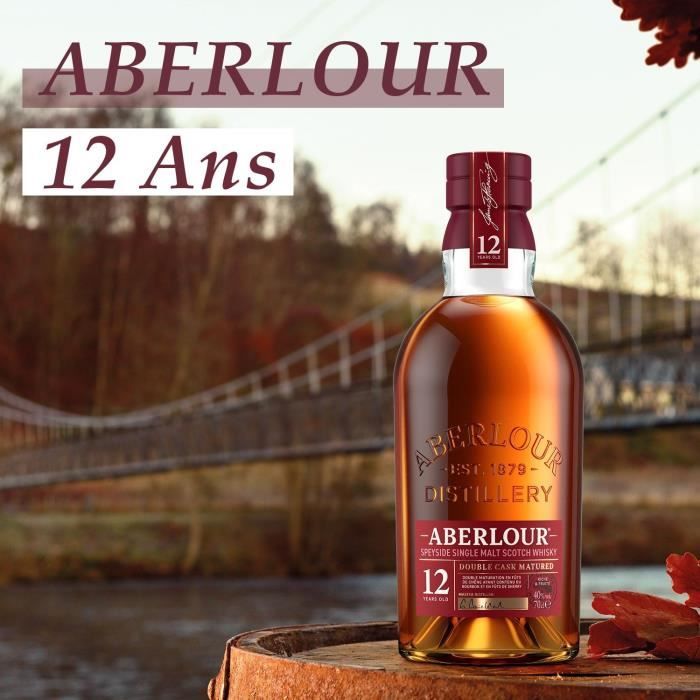 Aberlour - 12 ans - Whisky Ecossais Single Malt avec étui - 40,0% Vol. - 70cl- sans etui