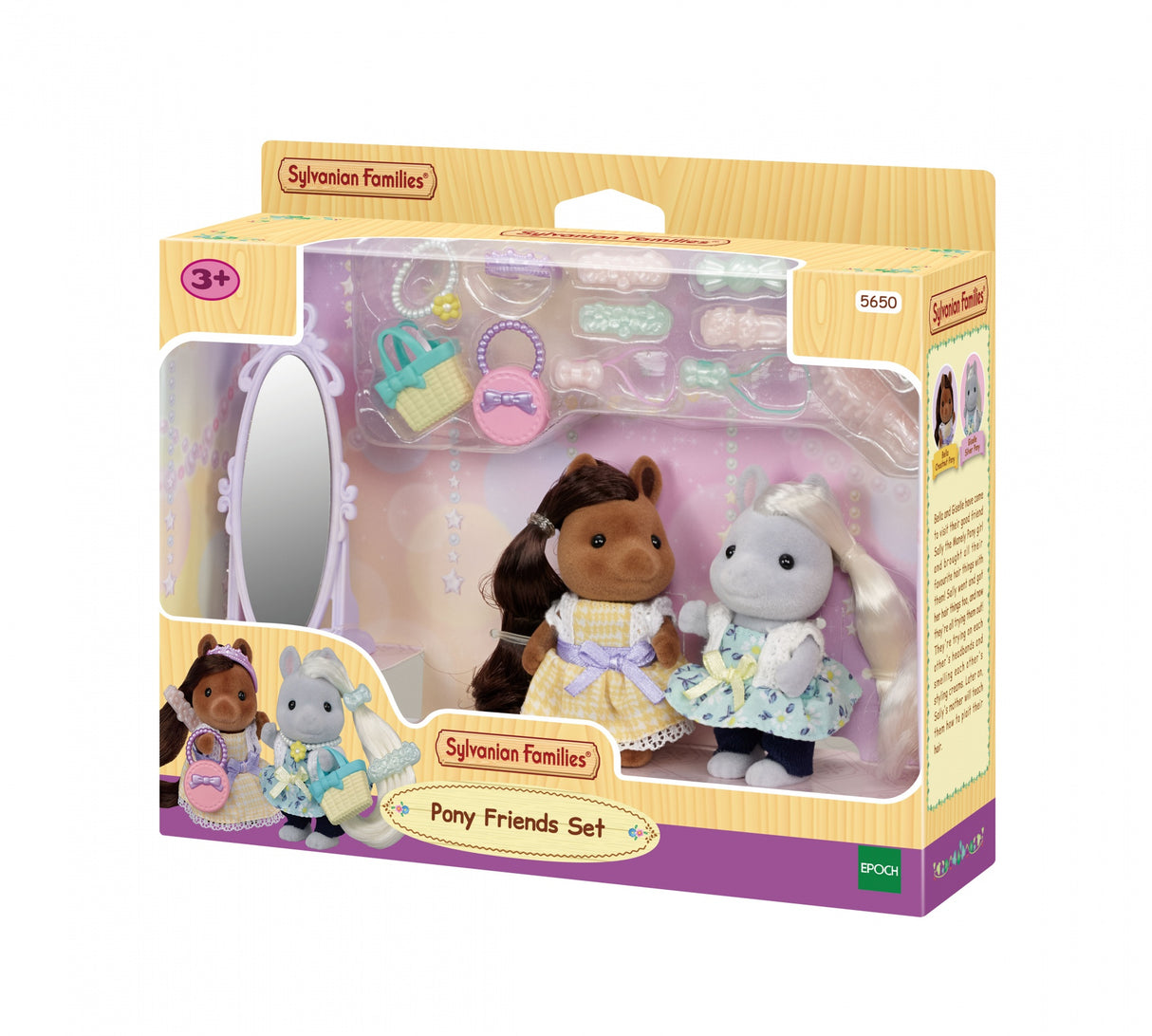 SYLVANIAN FAMILIES - Les amis poney et leurs kits de coiffure