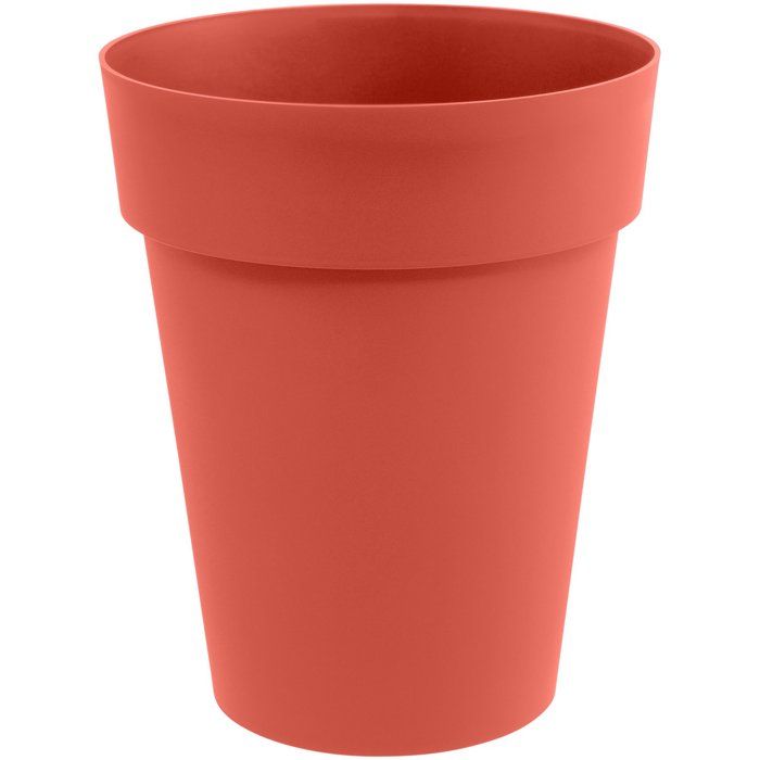 Vase mi-haut Rond - EDA - Toscane - Ø 44 cm - 50 L - Pré-percé - Ø 44 x H. 53 cm - Orange Terre Battue