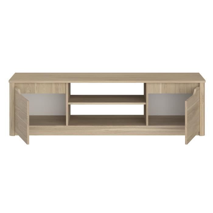 Meuble TV BETTY - Chene Dakota - 150 x 42 x 60 cm