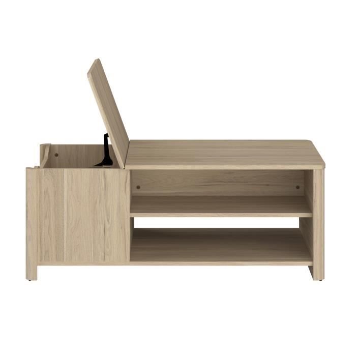 Table Basse BETTY - Chene - Rectangulaire - 110 x 42 x 60 cm