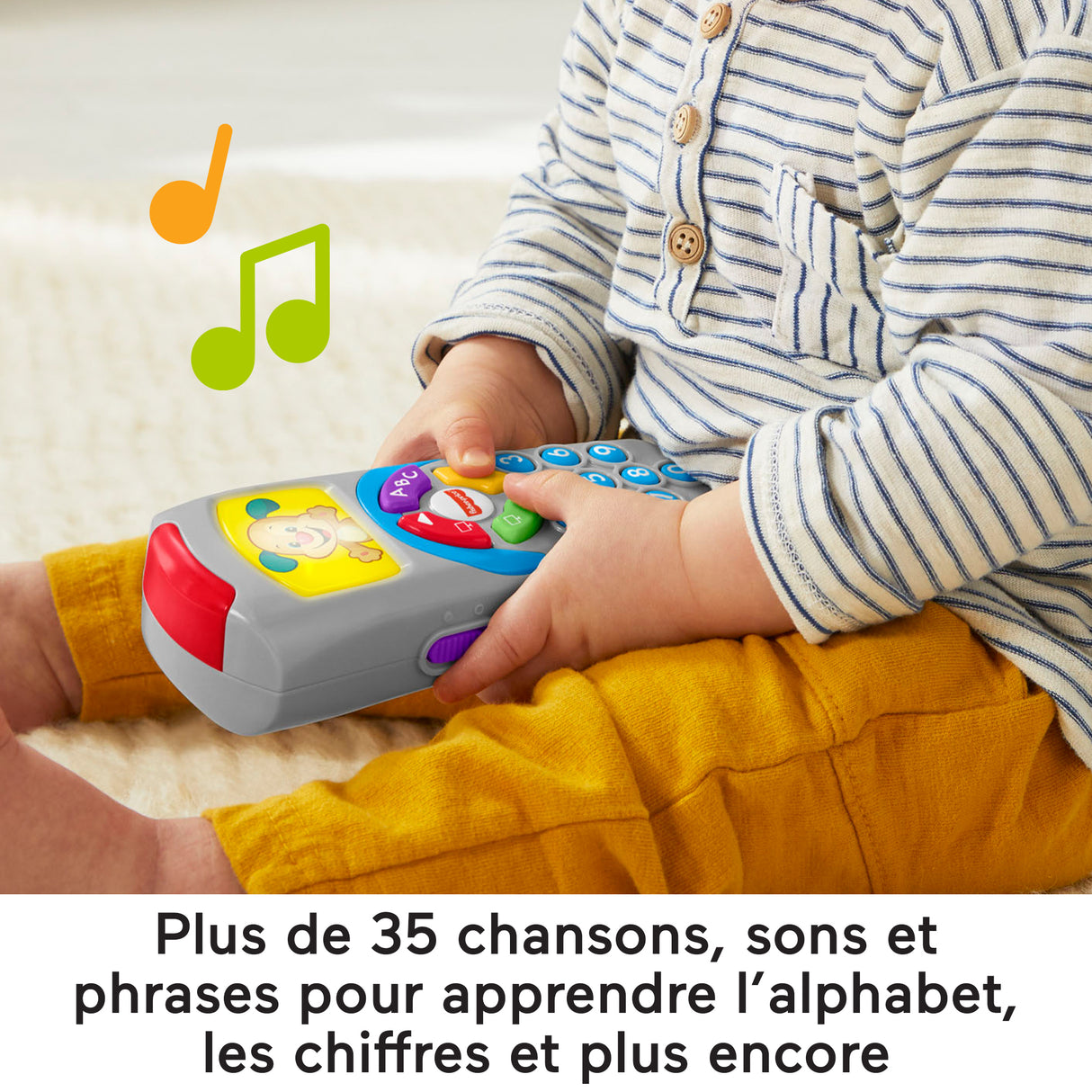 Fisher-Price-La Télécommande de Puppy-Jouet d'éveil musical pour bébés HXB87