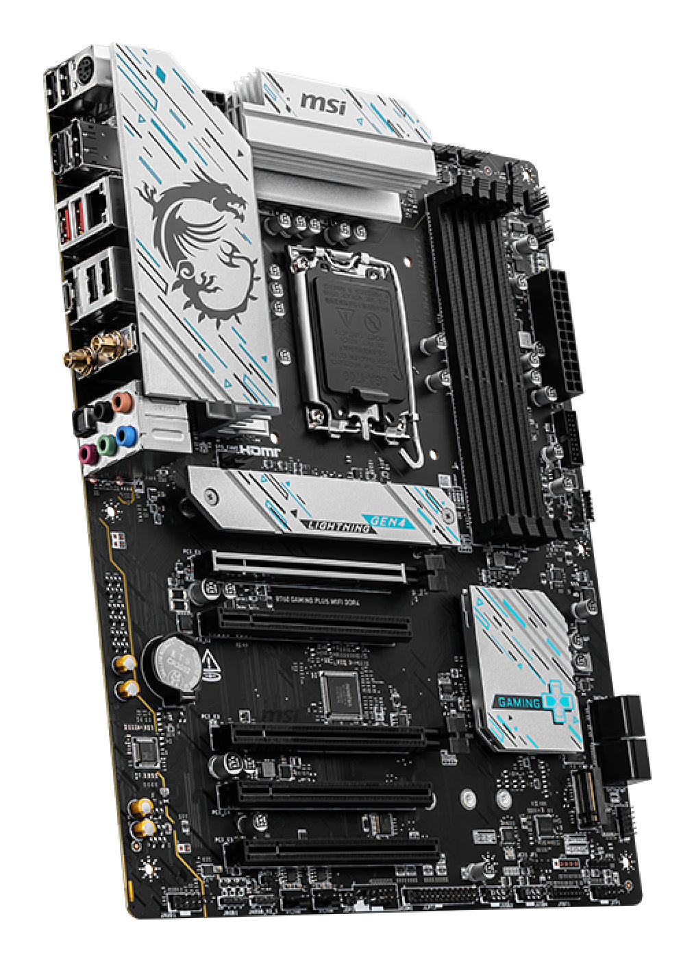 Carte mere - MSI - B760 GAMING PLUS WIFI - DDR4 - LGA 1700 - 128 Go max