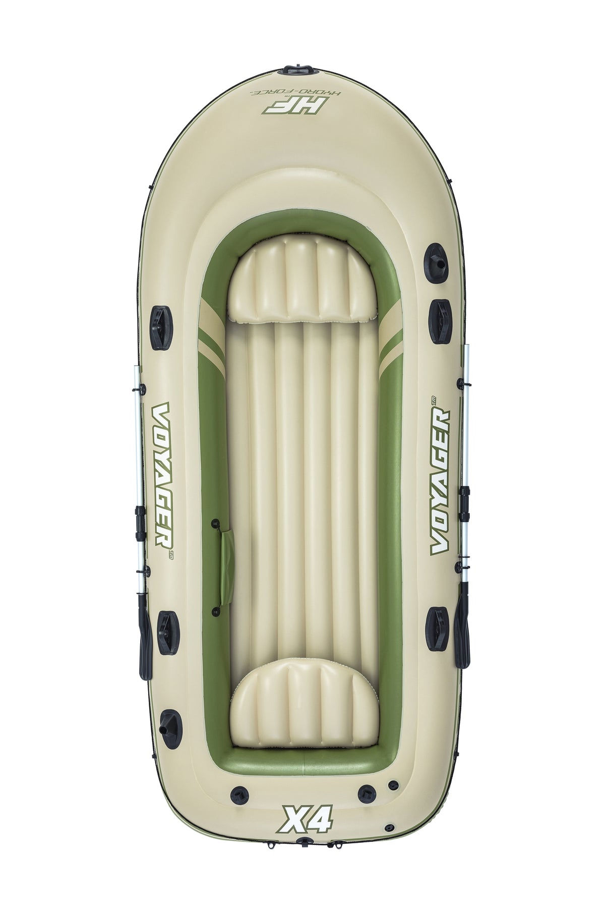 BATEAU GONFLABLE VOYAGERA© X4 SET HYDRO-FORCEA©, 350 X 145 CM, 4 ADULTES