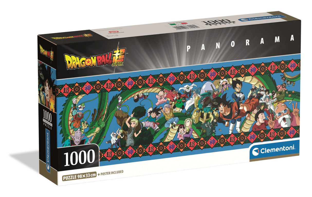 CLEMENTONI - Compact 1000 pieces Panorama - Dragon Ball Super