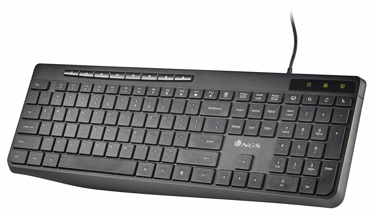 Clavier filaire NGS Spectra (Noir)