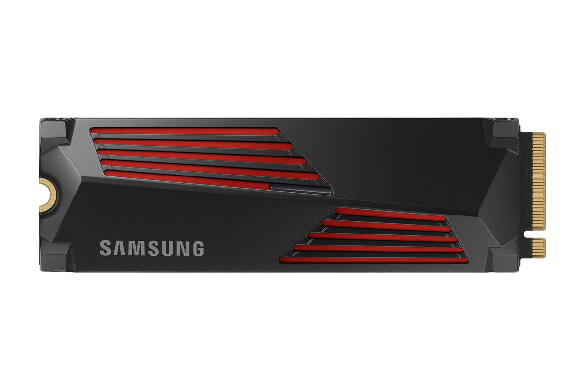 SAMSUNG - 990 PRO avec dissipateur- SSD Interne - 4 To - NVMe M.2 PCIe 4.0x4 - Vitesse lecture jusqu'a 7 450 Mo/s