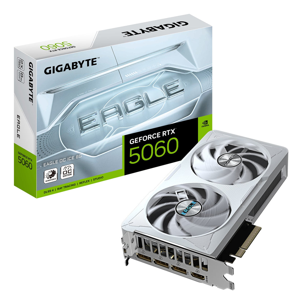 Carte Graphique Gigabyte GeForce RTX 5060 Eagle OC Ice