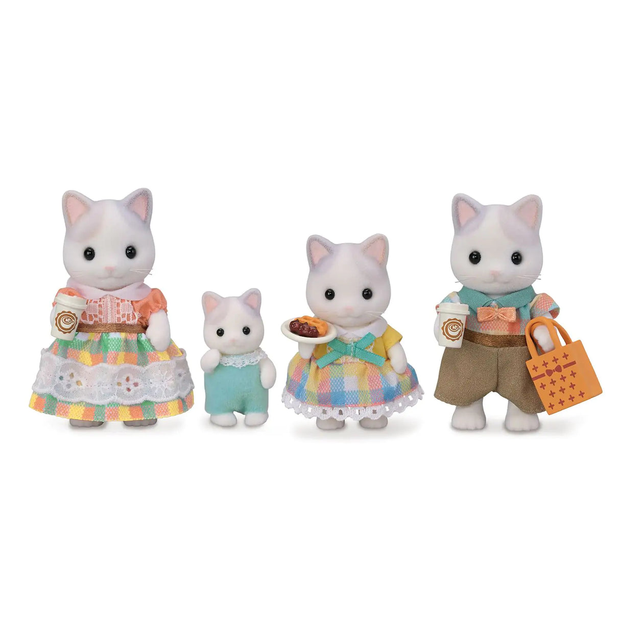 SYLVANIAN FAMILIES 5738 - La famille Chat Latté