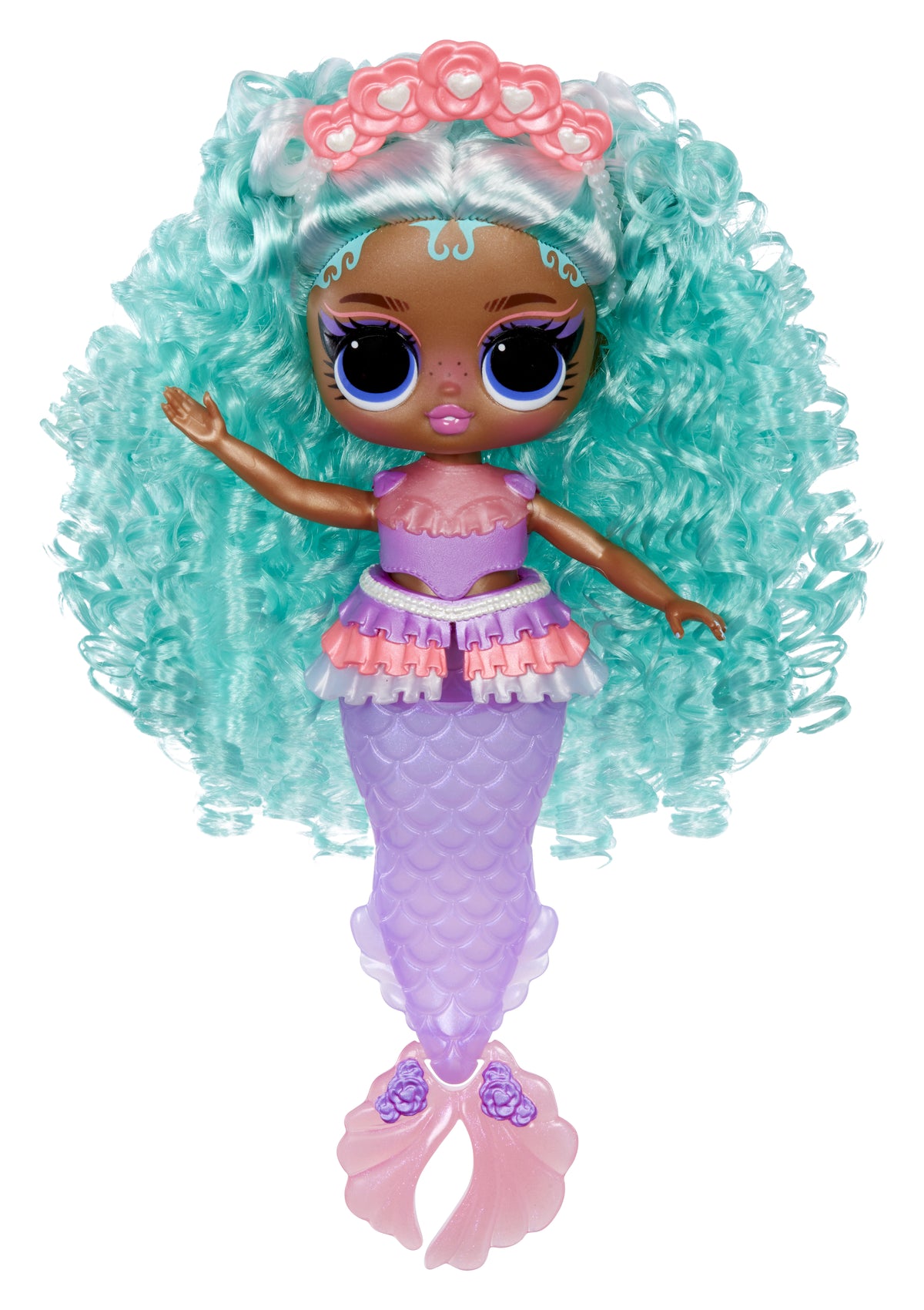 L.O.L. Surprise! Tweens - Sirene Serena - Poupée avec queue de sirene qui change de couleur, Nageoire mobile, Accessoires - 4 ans