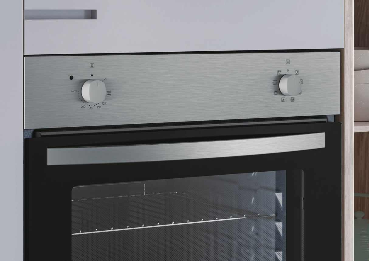 Four encastrable - Convection naturelle - CANDY FIDC X100 - 70L - Inox et noir - Classe A