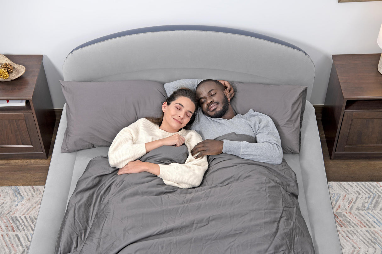 Matelas gonflable - BESTWAY - 671BD Queen - Pompe électrique intégrée - Tete de lit LoungeLux - Tritech durable