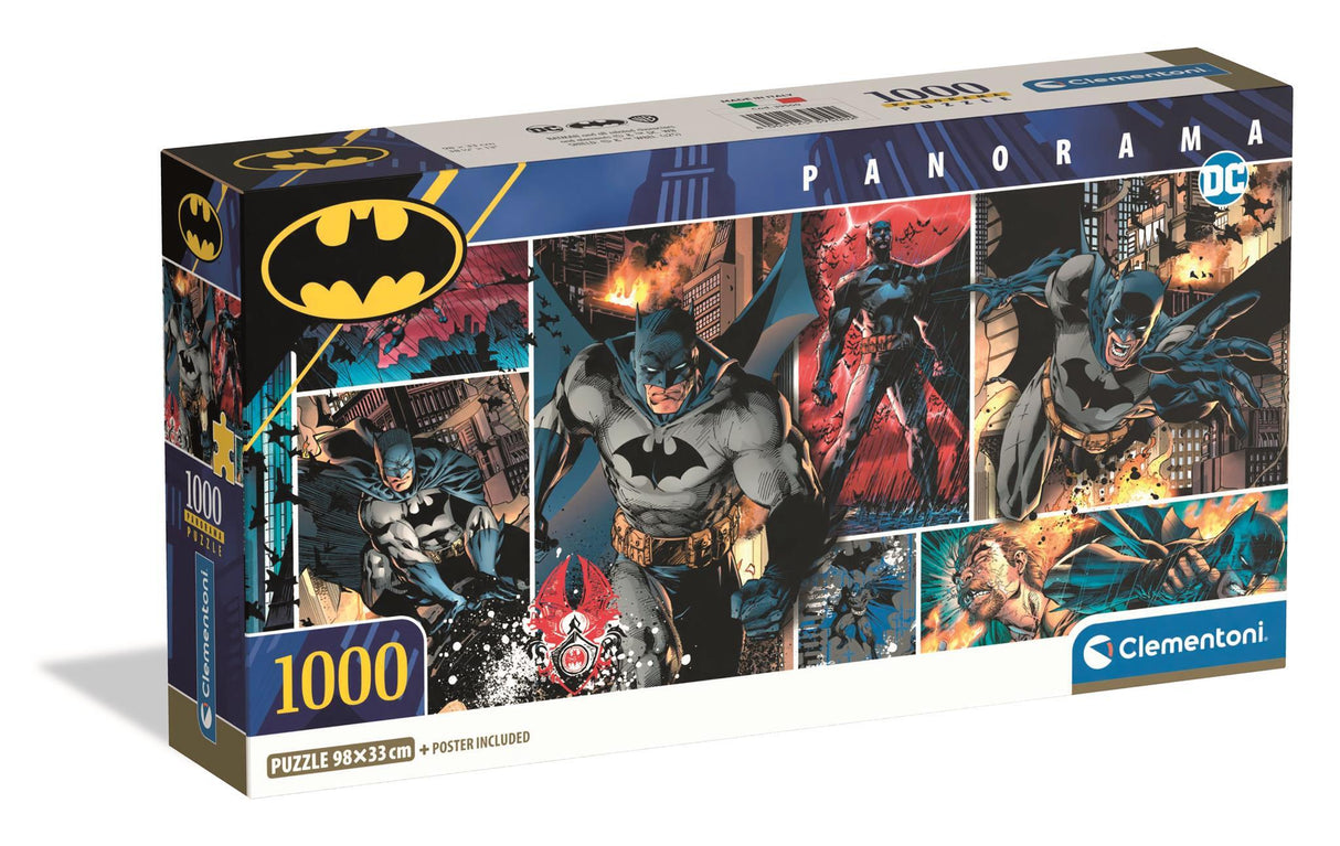 CLEMENTONI - Compact 1000 pieces Panorama - Batman