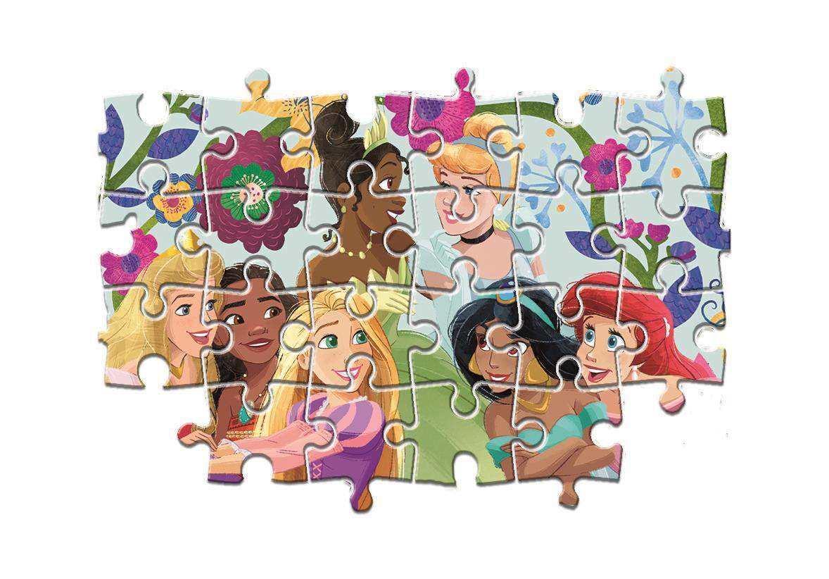 CLEMENTONI - 2x60 pieces - Disney Princess