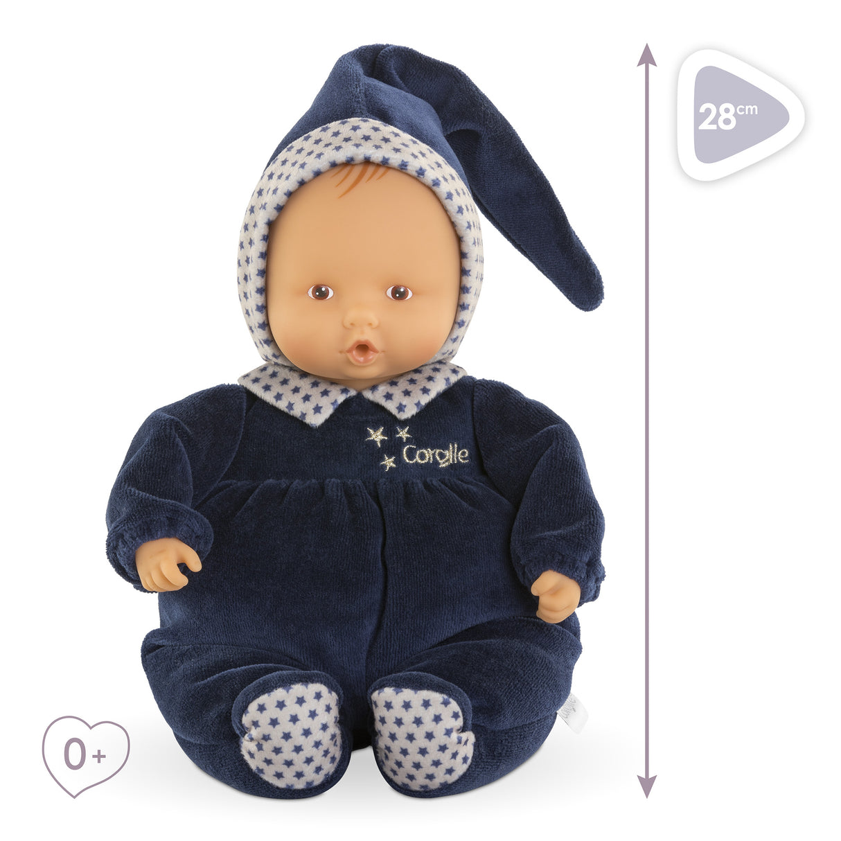 Doudou - COROLLE - Babipouce Marine Reves d'Étoiles - 28 cm - Des la naissance
