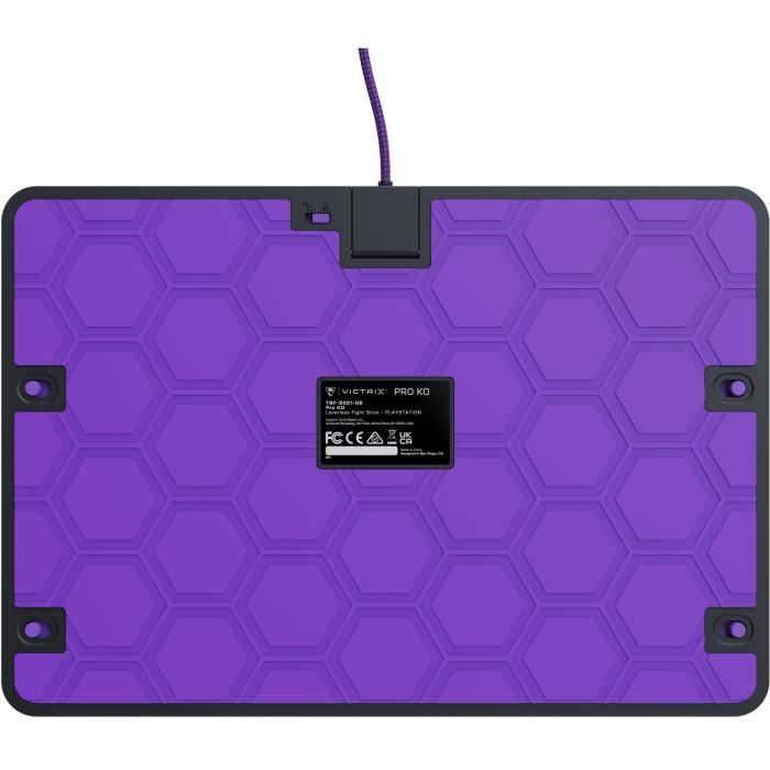 Manette de combat sans levier - Playstation - Victrix Pro KO Leverless Fight Stick - Gris