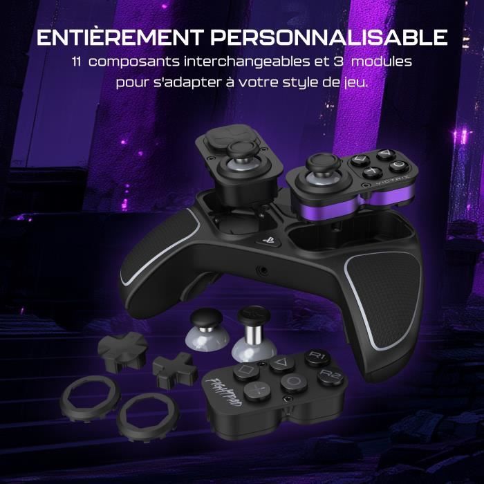 Manette modulaire - Playstation - Victrix Pro BFG Reloaded - Sans fil - Noir