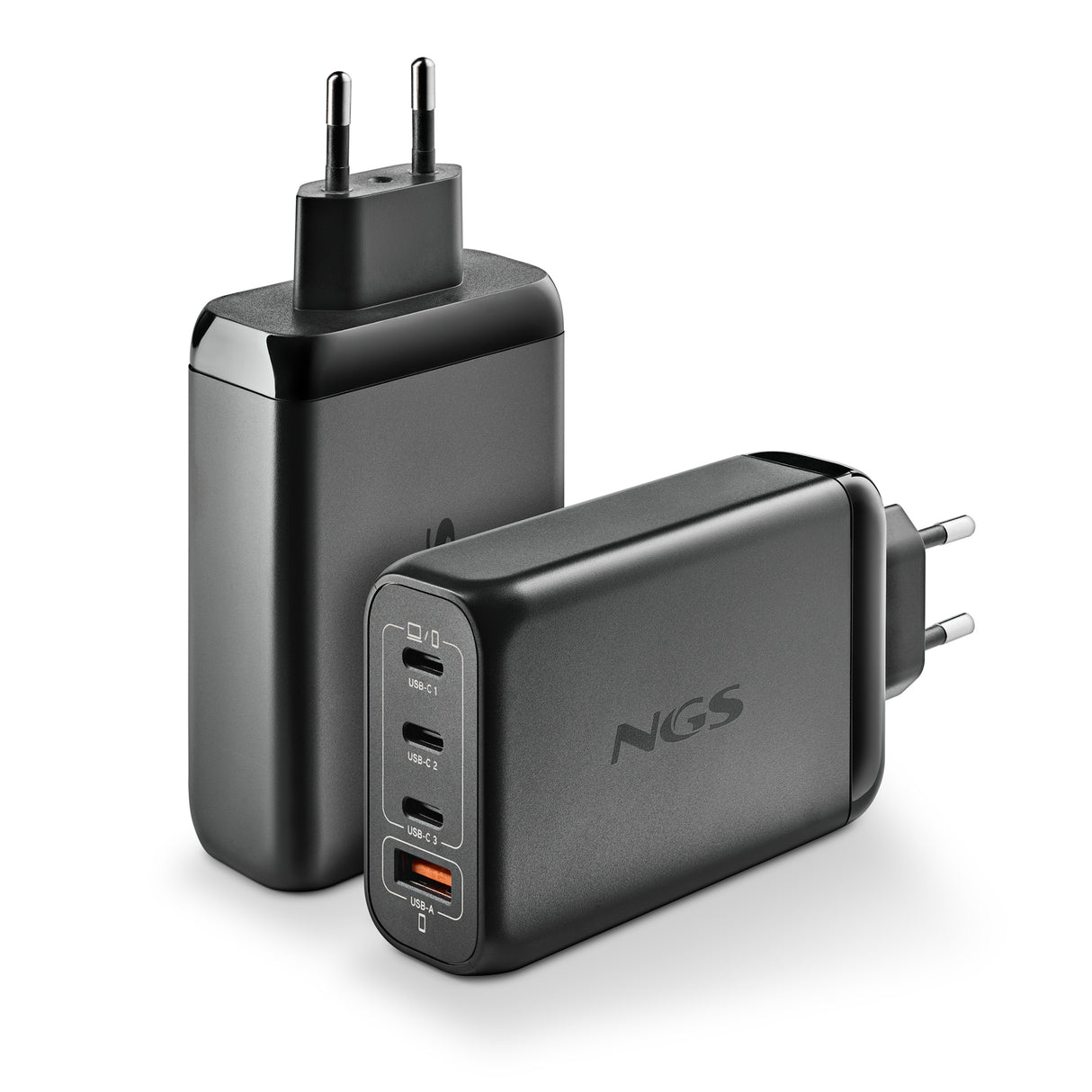 Chargeur secteur NGS Bud 3x USB-C + 1x USB-A 140W (Noir)