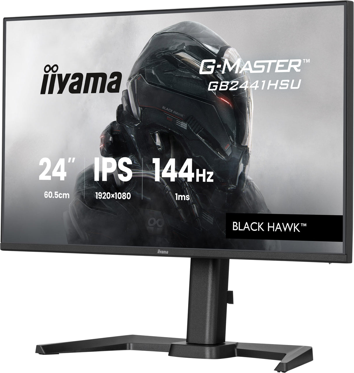Ecran PC Gamer - IIYAMA - 24'' - FHD - 144Hz - Dalle IPS - 1ms - Réglable en hauteur - G-Master