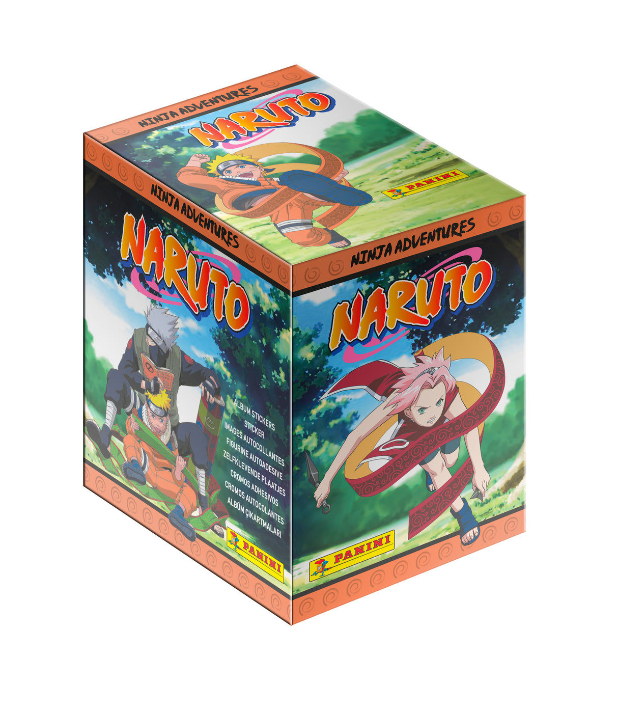 Boîte de 36 pochettes - PANINI - NARUTO - Les aventures d'un ninja - 180 stickers