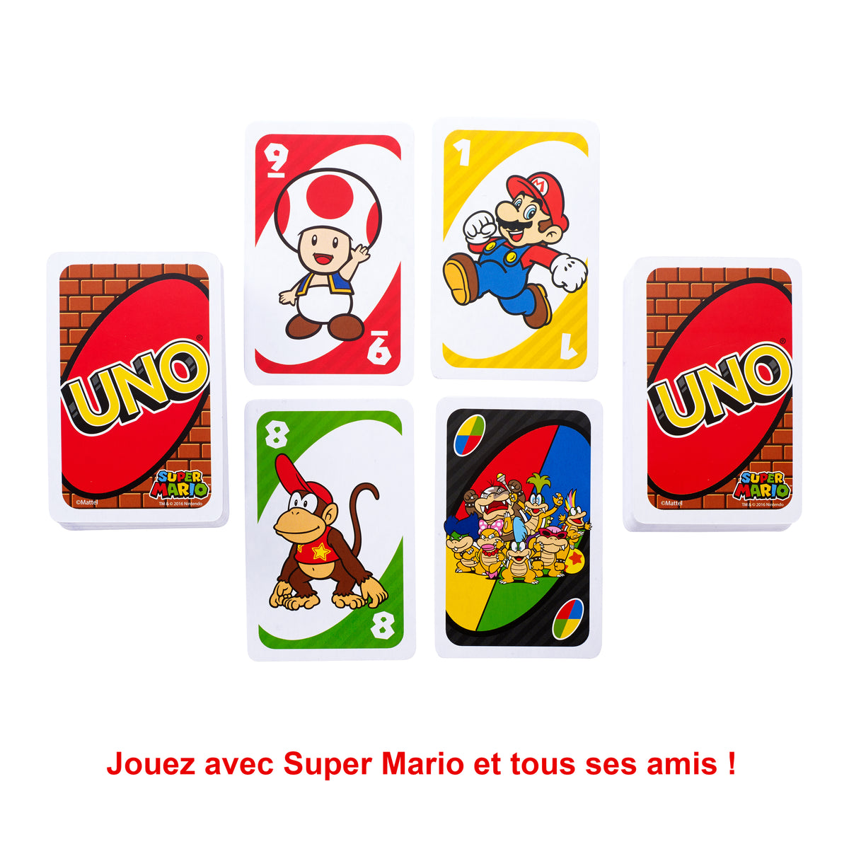 Mattel Games - Uno Super Mario Bros - Jeu de Cartes - Des 7 ans DRD00