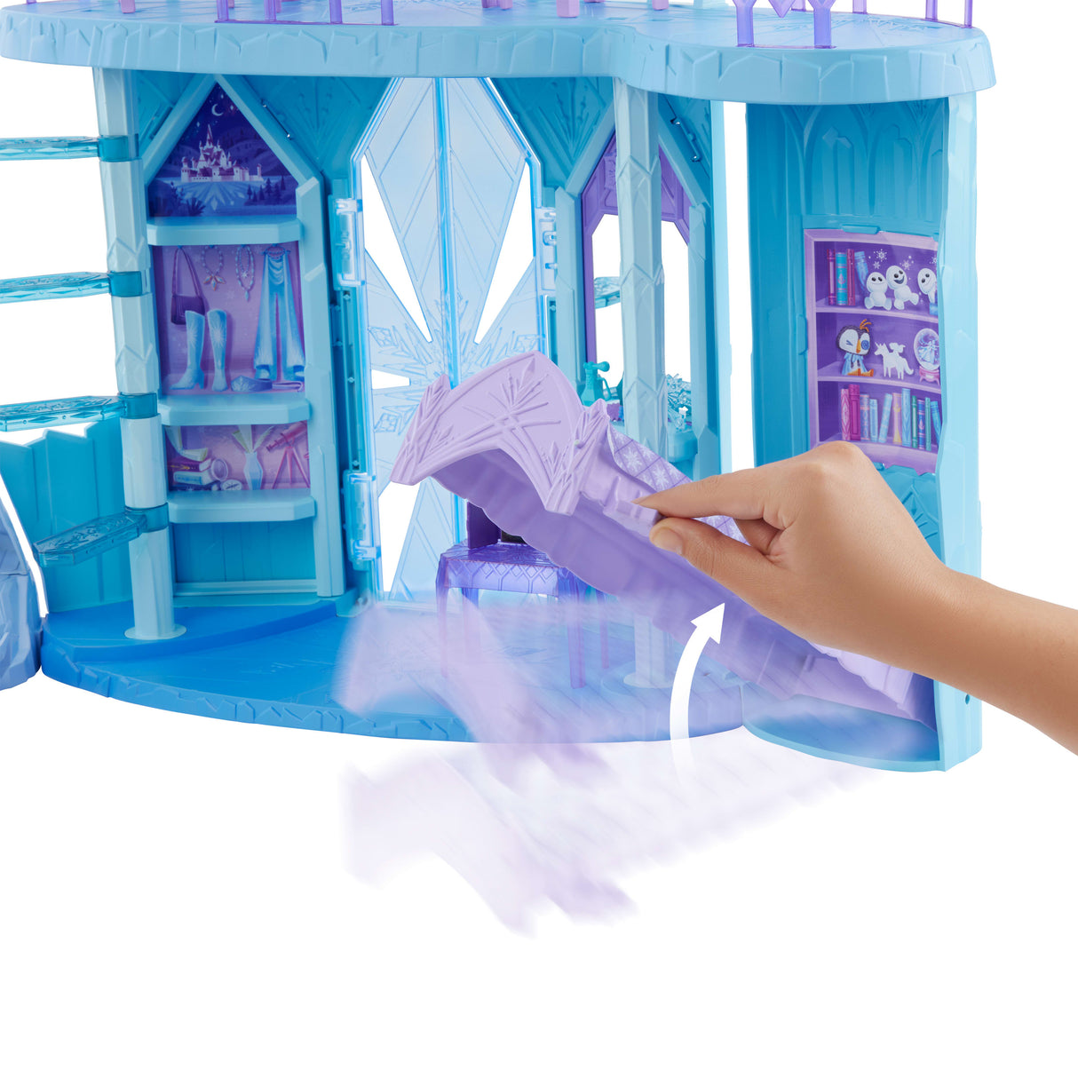 Disney La Reine des Neiges - Palais de glace d'Elsa - Olaf - 21 accessoires - Disney Frozen - JGG41