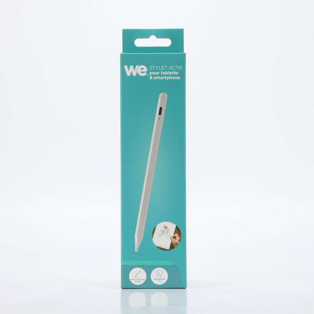 WE Stylet actif universel pour tablette/PC/smartphone - pointe 1.65mm - batterie
