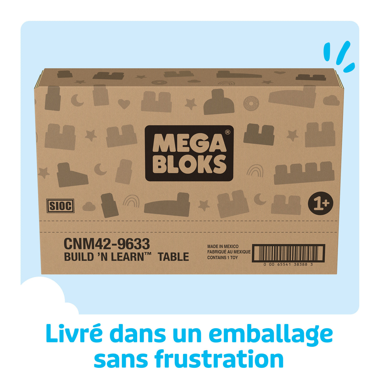 MEGABLOKS First Builders - La Table 3-en-1