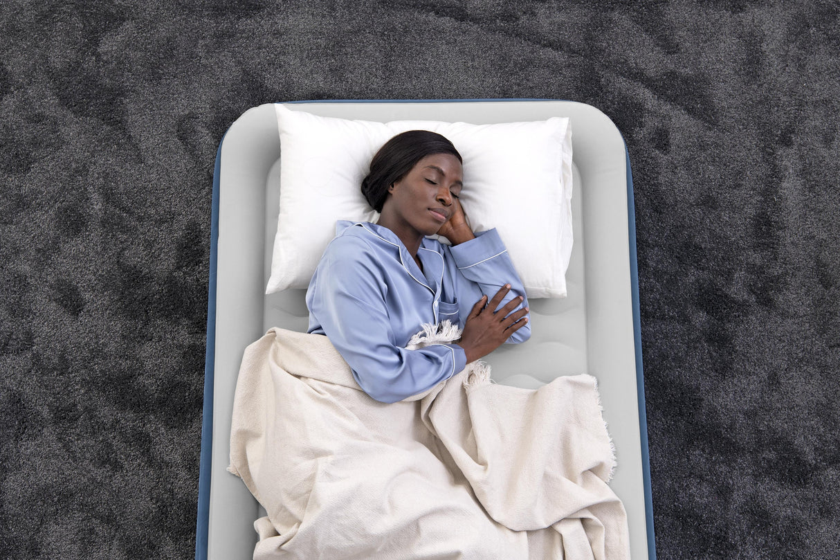 Bestway AlwayzAire™ Matelas gonflable une personne Twin avec double pompe intégrée 1,91 m x 97 cm x 46 cm