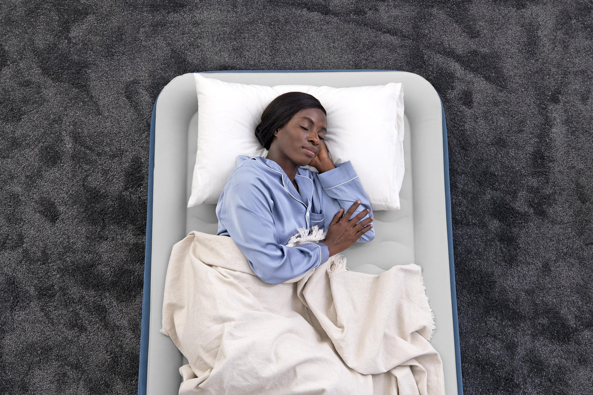 Bestway AlwayzAire™ Matelas gonflable une personne Twin avec double pompe intégrée 1,91 m x 97 cm x 46 cm
