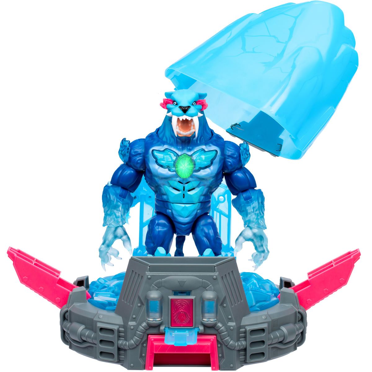 Cryo Lab - MOOSE TOYS - Mr. Beast Lab - 18 cm, 30 Lumieres et Sons, 2 Fauves a Collectionner