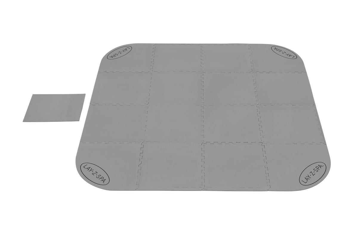 BESTWAY - Tapis de sol pour spa carré ou rond Lay-Z-Spa 196 x 196 cm