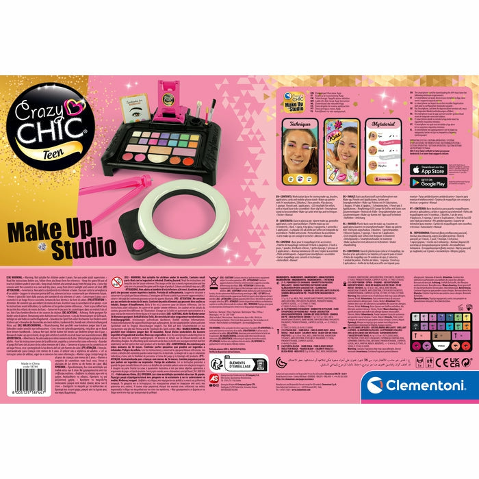 Atelier de maquillage - Clementoni - Make-up studio - Application dédiée - Crazy Chic