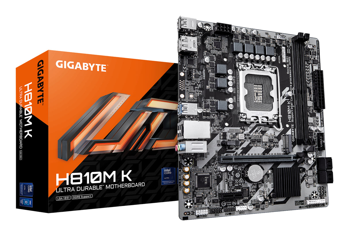 Carte mere - GIGABYTE - H810M K - Format Micro-ATX - Chipset Intel H810 - DDR4