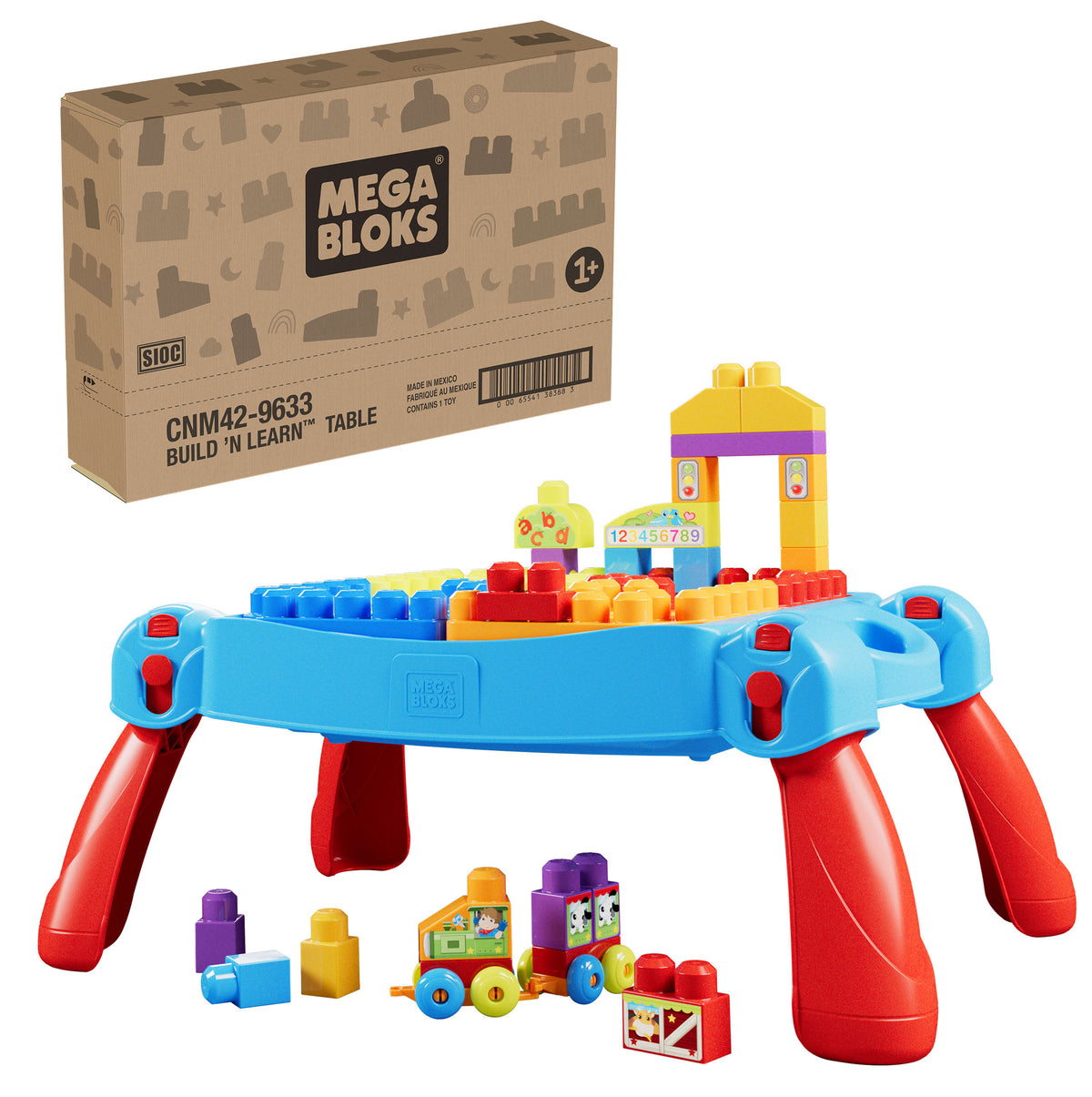 MEGABLOKS First Builders - La Table 3-en-1