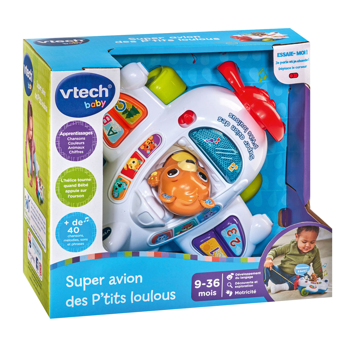 VTECH-SUPER AVION DES P'TITS LOULOUS