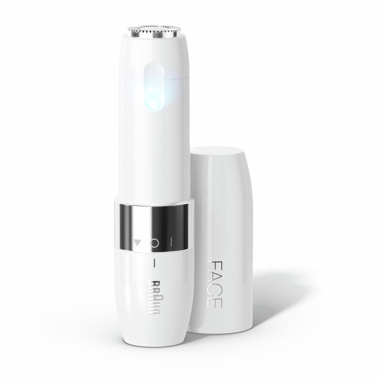 Rasoir Visage électrique pour femme Braun Face Mini FS1000 - Fonction Smart Light - Blanc