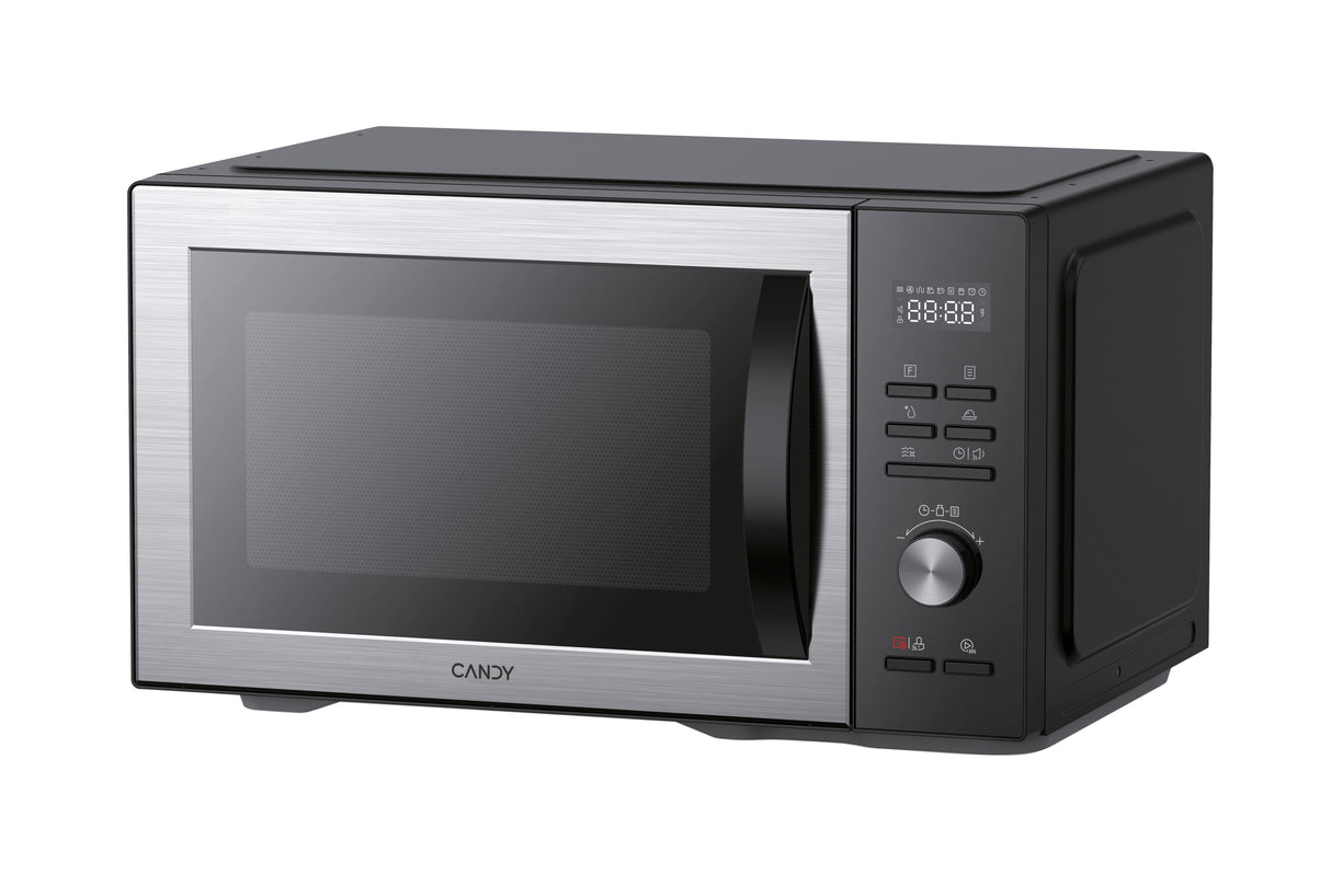 Micro-ondes CANDY Essenza CMCA29EDLB 1000W 29L Digital Noir - Combiné a chaleur tournante - 5 Niveaux de Puissance -10 Menus Aut
