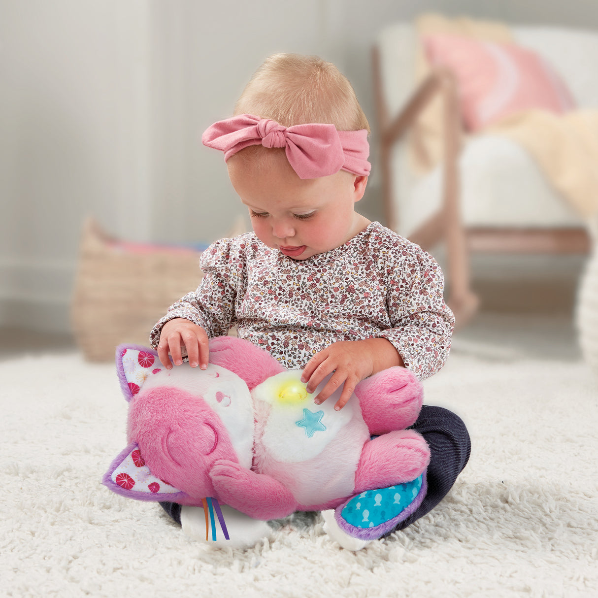 VTECH BABY - MON CHATON DOUCE NUIT ROSE - Rose