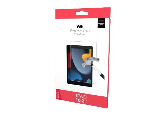 WE Verre Trempé pour iPad 10.2 (7th/8th/9th generation) - Film de protection éc
