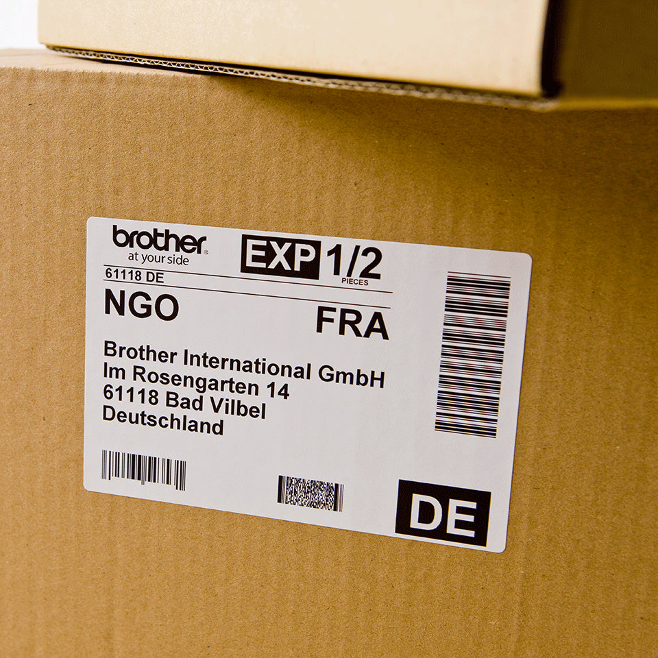 Etiquettes d'expédition Brother P-TOUCH DK-11202 - 62x100mm - 300 étiquettes