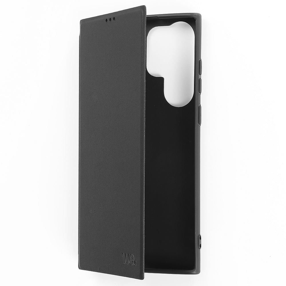 WE Etui folio CLASSIQUE SAMSUNG S22 ULTRA Noir