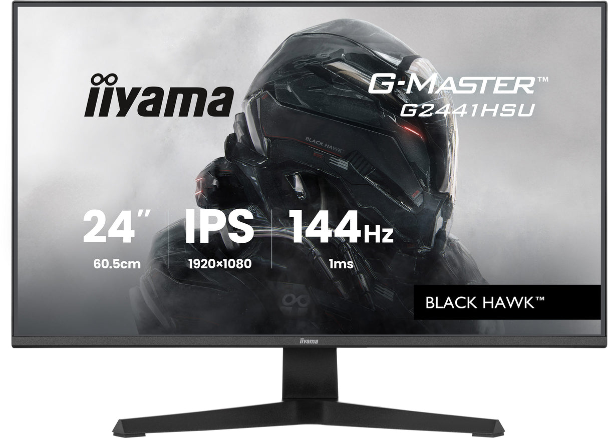 Ecran PC Gamer - IIYAMA - 24'' - FHD - 144Hz - Dalle IPS - 1ms - G-Master G2441HSU-B1