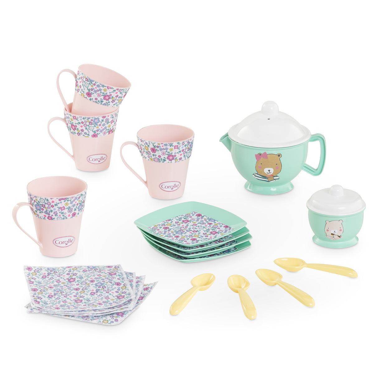 Accessoires poupons - COROLLE - Ma Dinette Thé et Goűter - 30 accessoires - des 18 mois