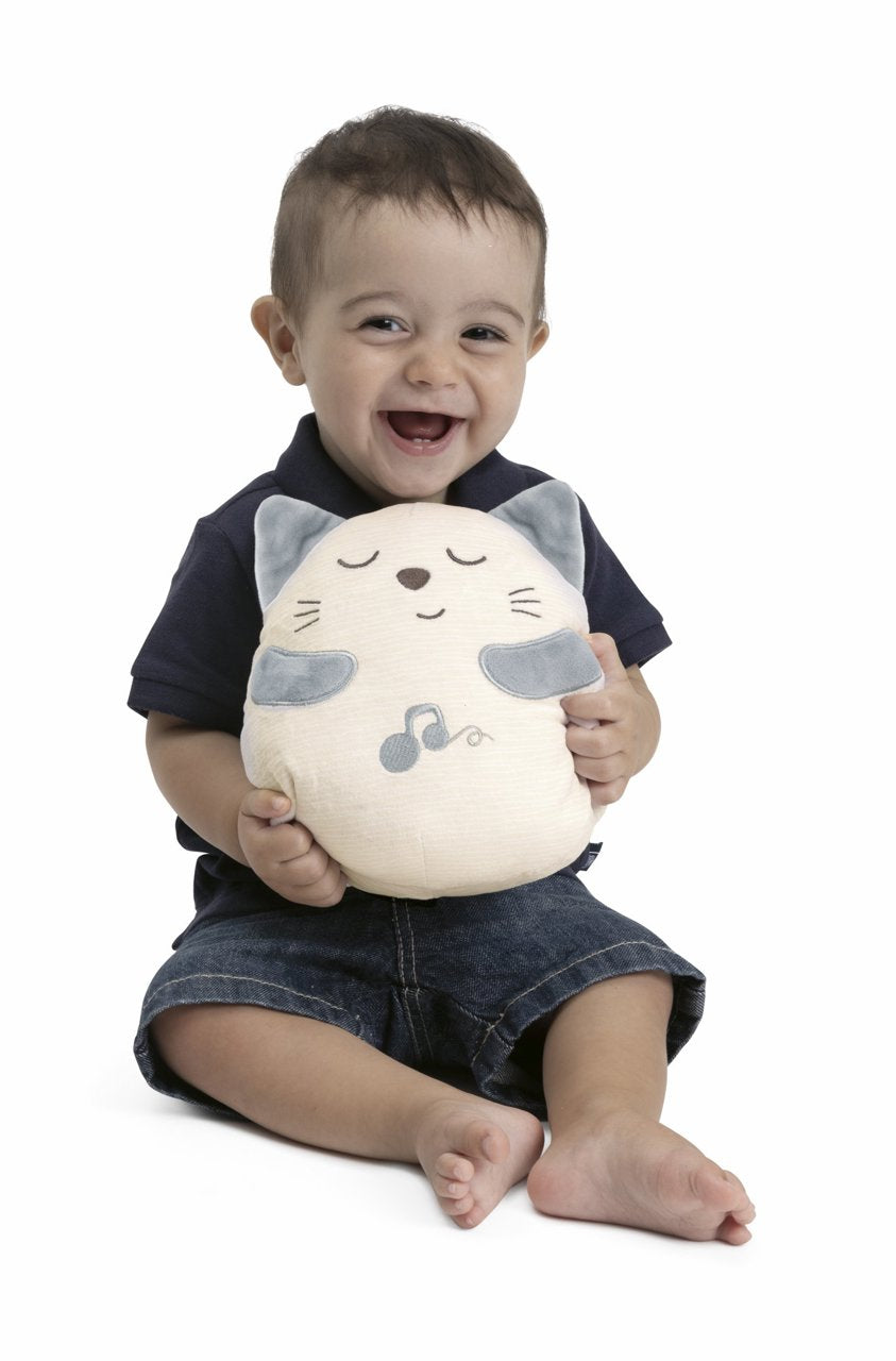 Peluche interactive - CHICCO - Bonhomme interactif - Vibration douce - Musique classique