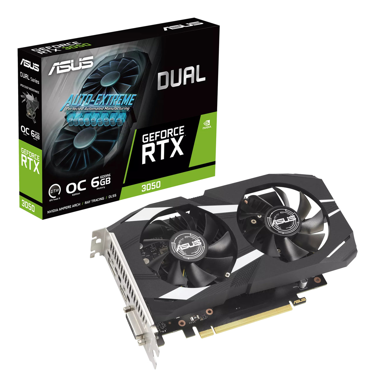 ASUS - Carte graphique - GeForce RTX 3050 OC Edition 6GB GDDR6